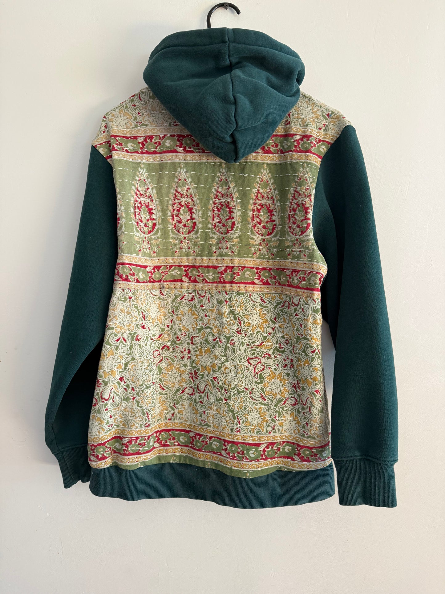 Upcycled Kantha Hoodie