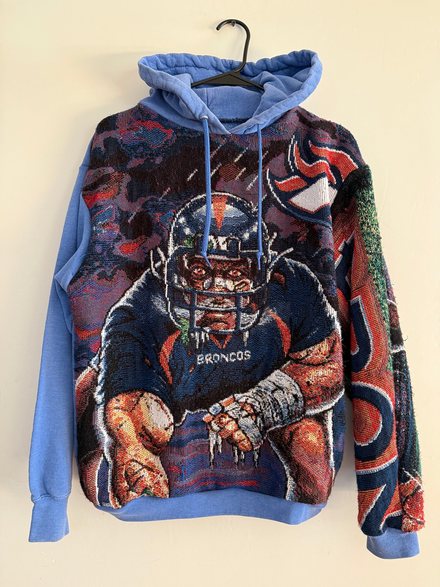 Upcycled Broncos Hoodie