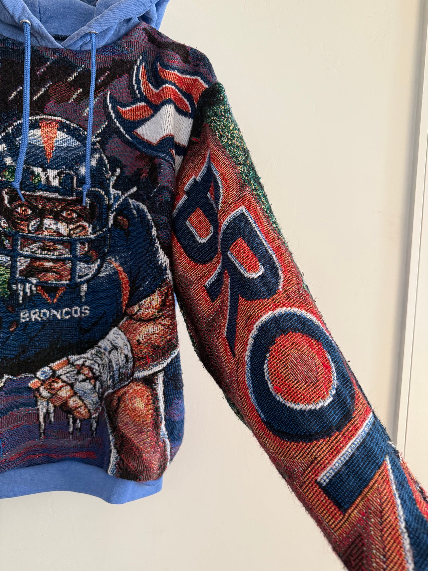 Upcycled Broncos Hoodie