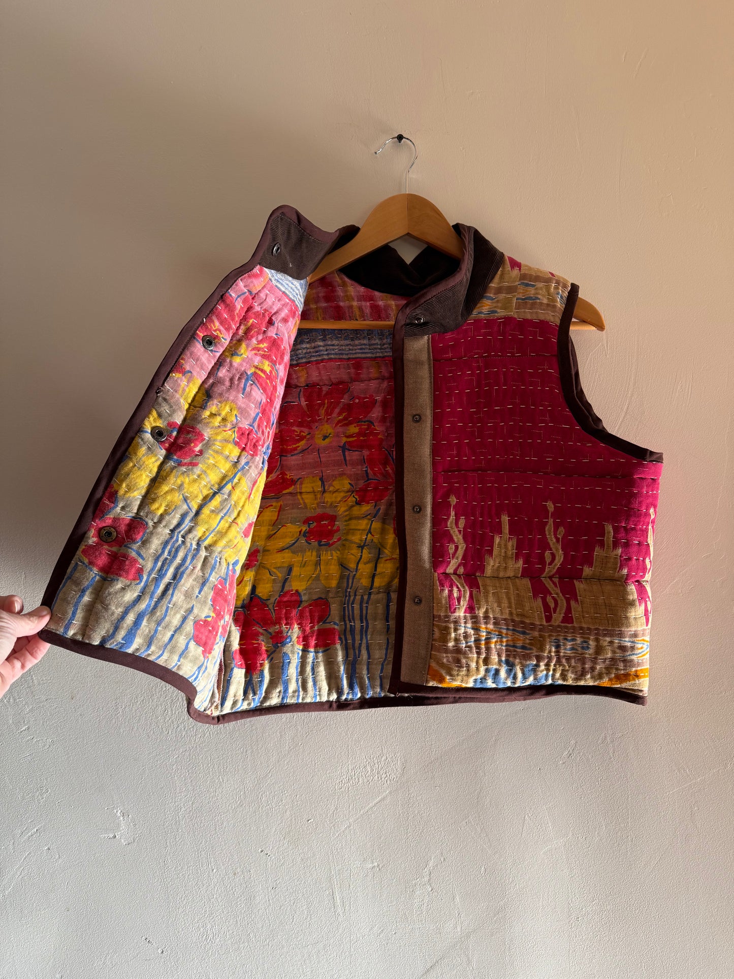 A Kantha Quilted Vest