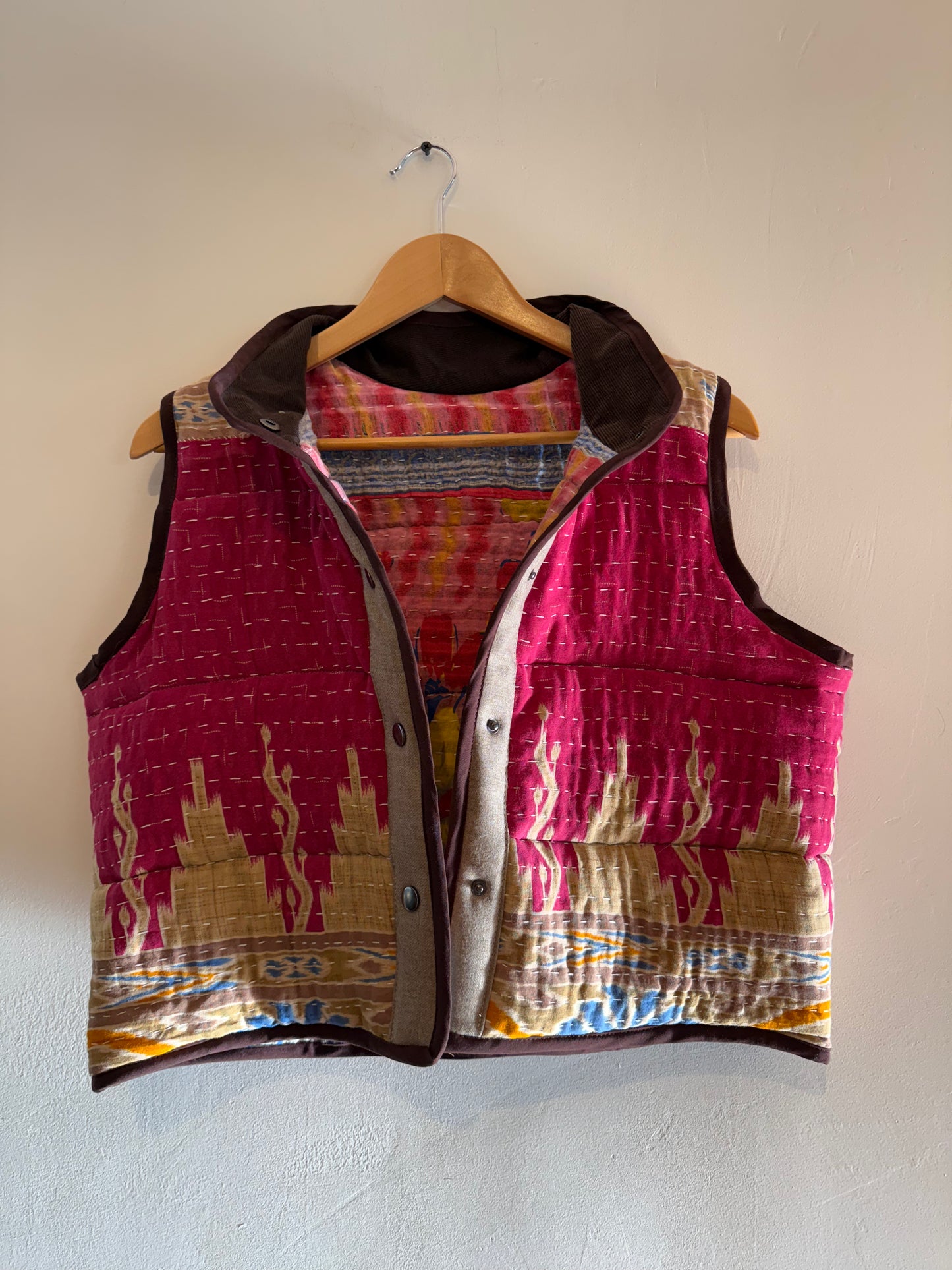 A Kantha Quilted Vest