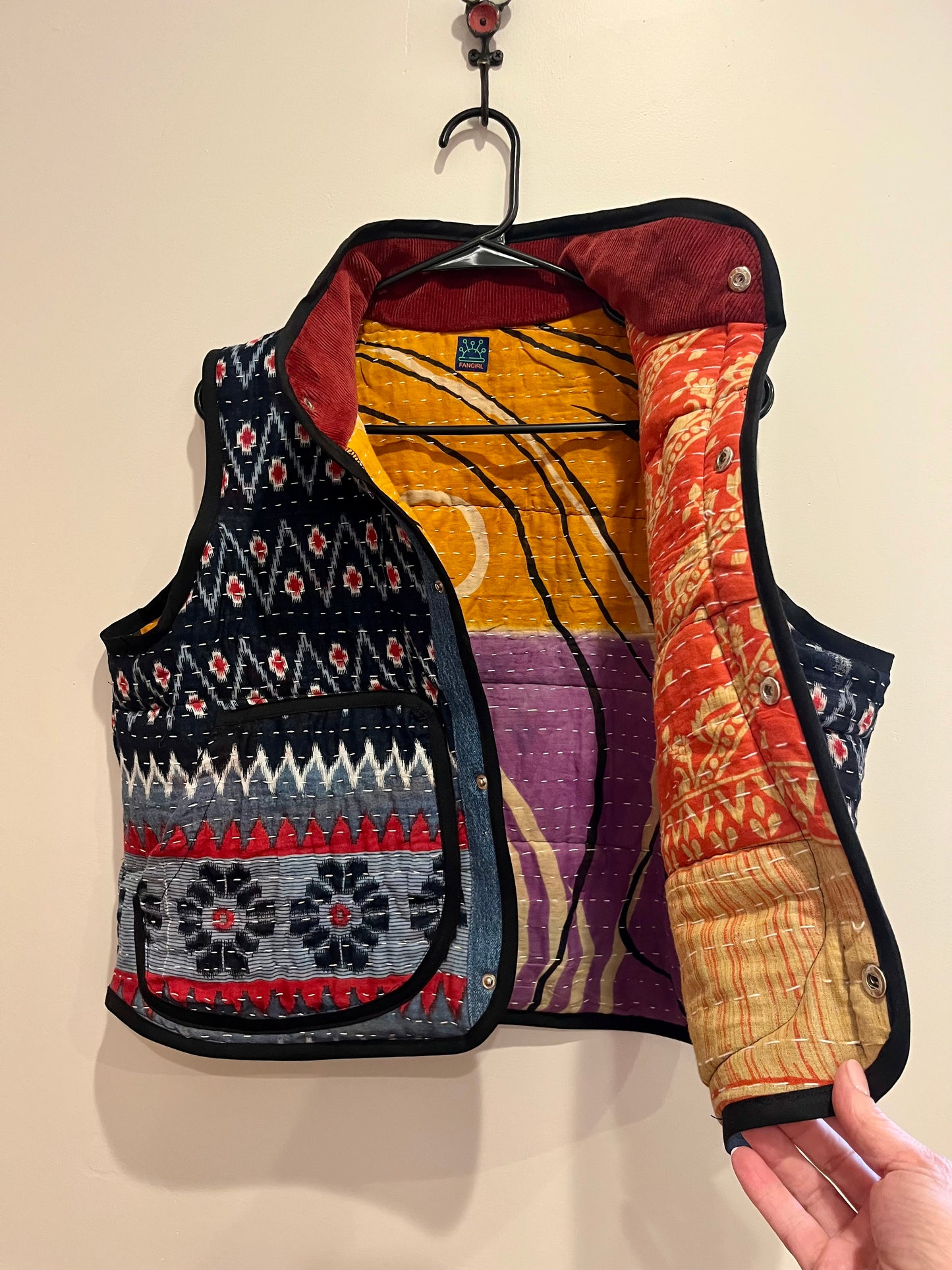 A Kantha Quilted Vest
