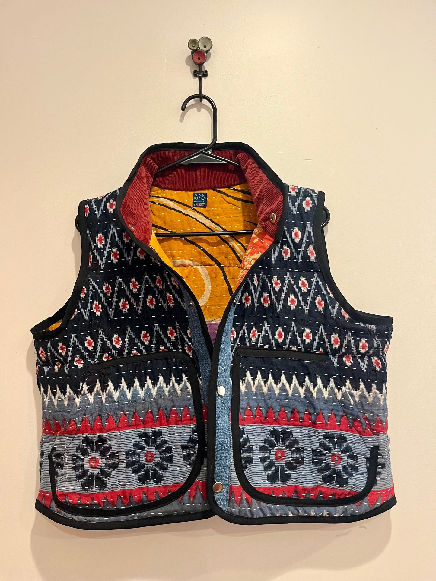 A Kantha Quilted Vest