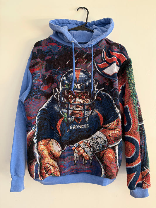 Upcycled Broncos Hoodie